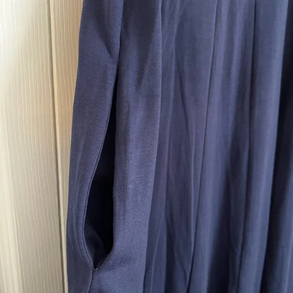 Blue Halter Sleeveless Maxi Dress for Cocktail Nights - Picture 5 of 5